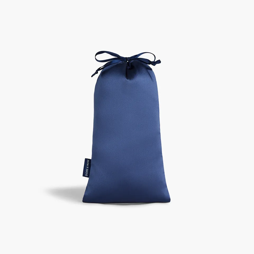 dore-rose-luxury-silk-travel-pouch-for-sleep-essentials image 1