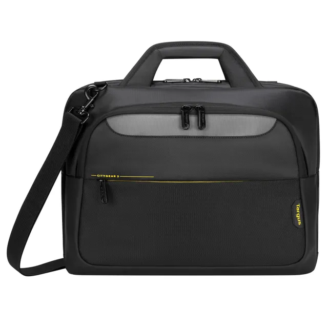 targus-citygear-topload-laptop-case-15-17-3-durable-carrying-case-black-with-dom image 1