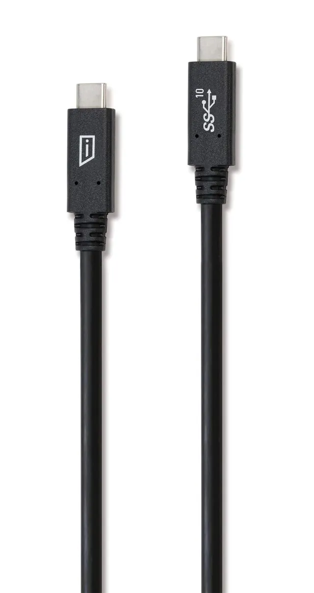 targus-istore-usb-c-to-usb-c-cable-1m-black-acc1001cai-5a-charging-10gbps-data-u image 1