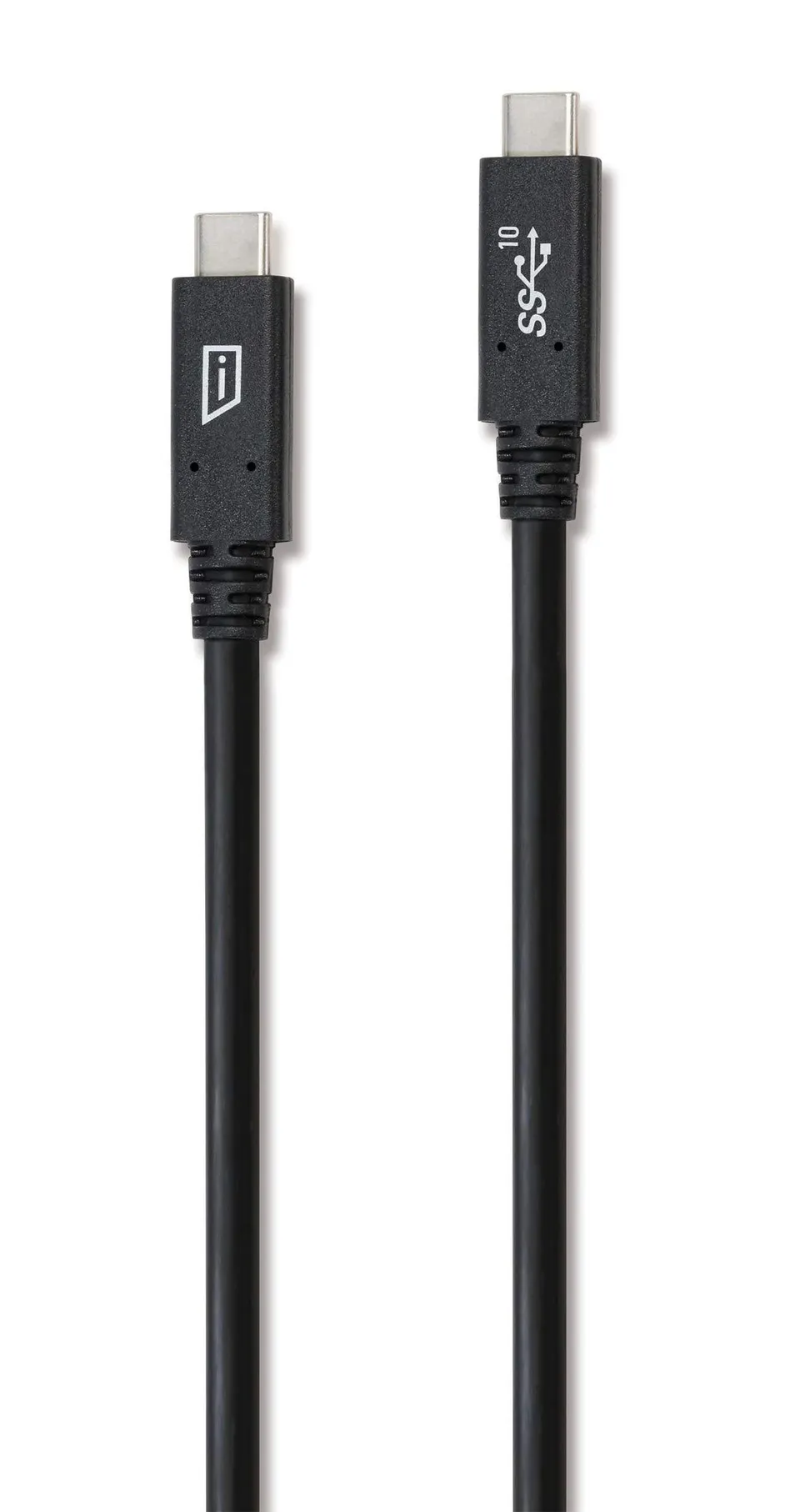 targus-istore-usb-c-to-usb-c-cable-1m-black-acc1001cai-5a-charging-10gbps-data-u image 1