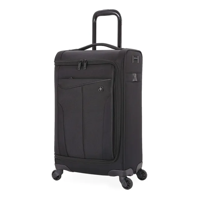 swissgear-getaway-2-0-expandable-carry-on-usb-spinner-with-garment-bag-6067-blac image 1