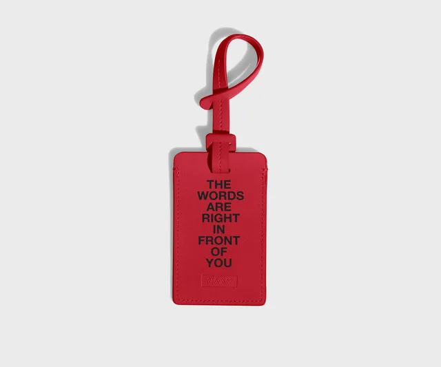 away-the-luggage-tag-in-the-words-by-willie-norris-limited-edition-collaboration image 1