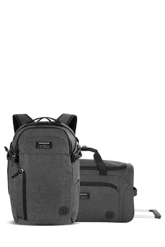 swissgear-getaway-2-piece-duffel-roller-set-weekend-laptop-backpack-duffel-rolle image 1