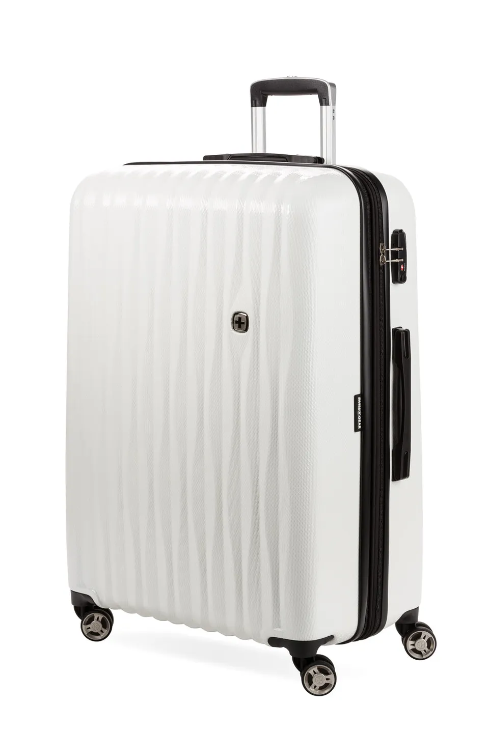 swissgear-energie-large-checked-spinner-german-engineered-makrolon-polycarbonate image 1