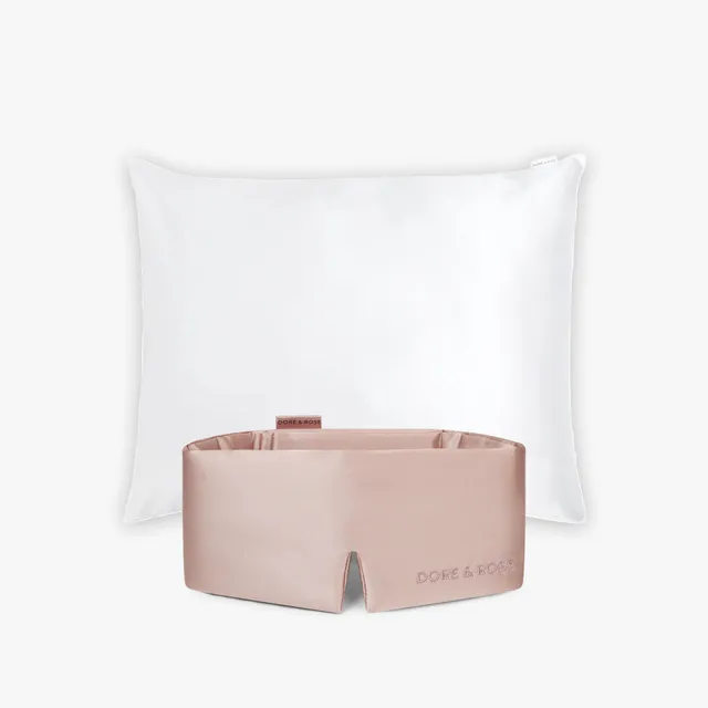 dore-rose-deep-sleep-bundle-silk-mask-pillowcase image 1