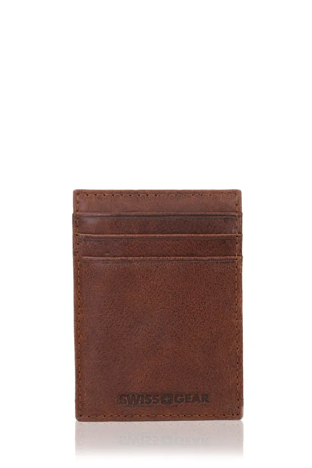 swissgear-brig-money-clip-wallet-slim-leather-with-clip image 1