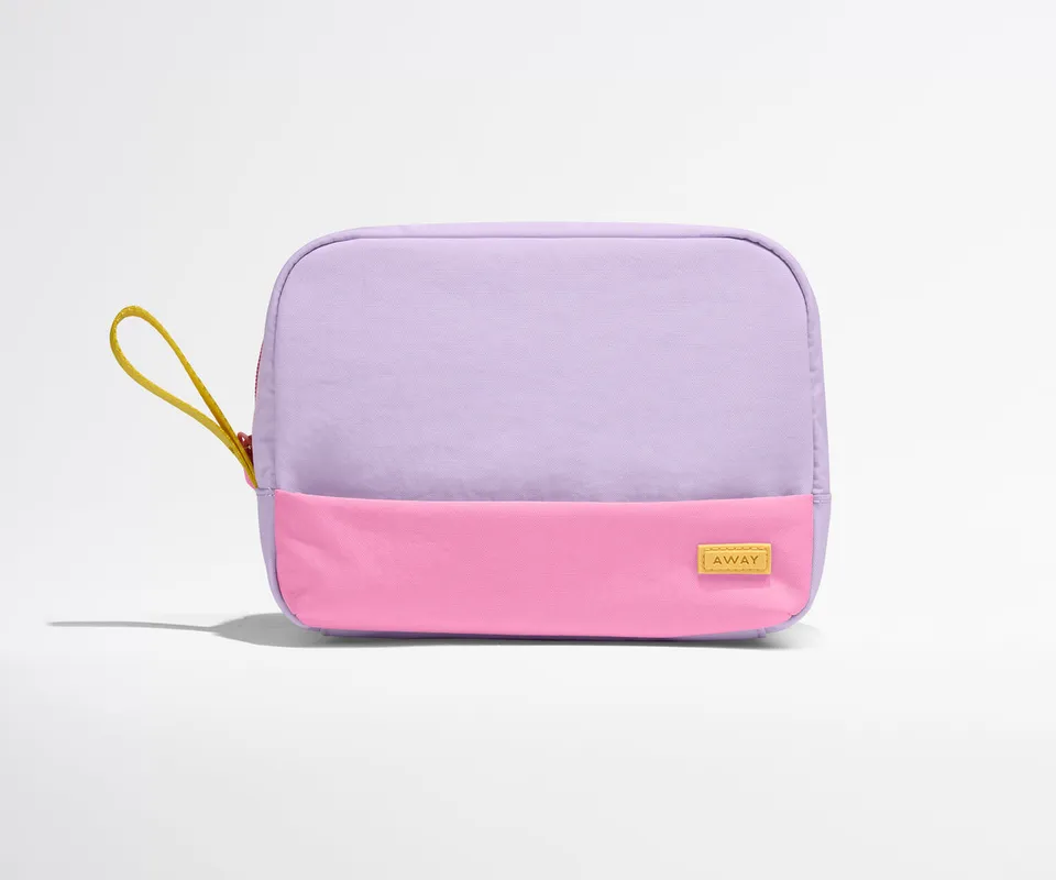 away-kids-toiletry-bag-in-butterfly-purple-compact-travel-organizer image 1