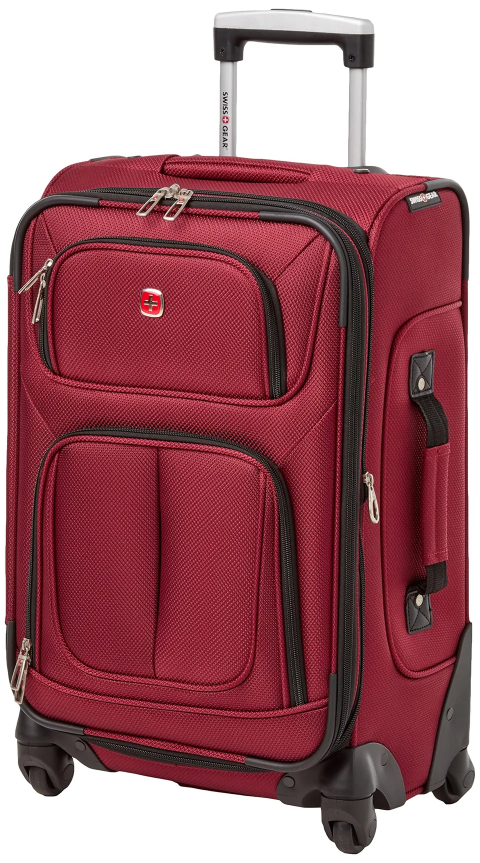 swissgear-sion-softside-expandable-carry-on-spinner-luggage-21-inch-burgundy image 1