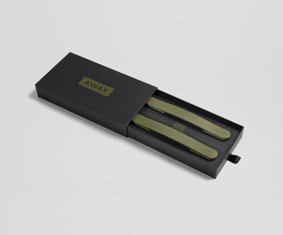 away-custom-handle-set-in-olive-green-diy-replacement-kit image 1