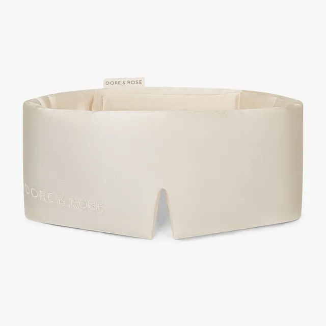 dore-rose-deep-sleep-mask-100-light-blocking-mulberry-silk-sleep-mask image 1