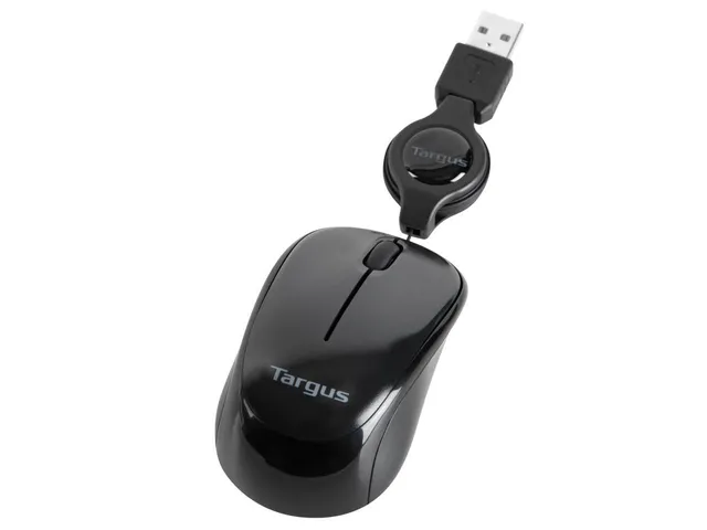 targus-compact-mouse-with-blue-trace-technology-retractable-usb-cord-amu75us-bla image 1