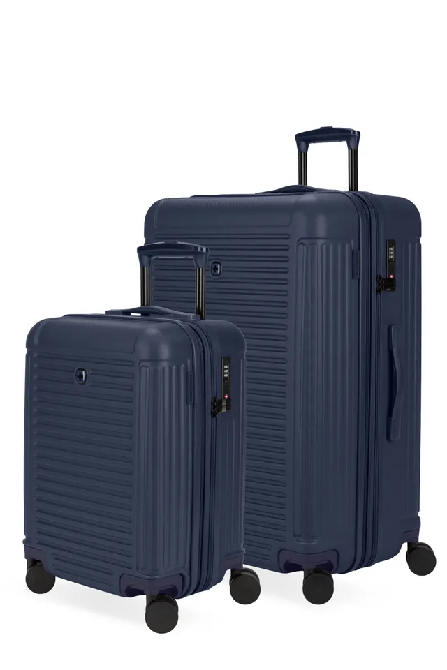 swissgear-summit-reserve-2-piece-spinner-set-carry-on-large-checked-8-wheel-360- image 1