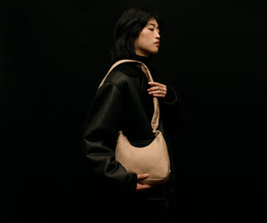 away-featherlight-duo-crossbody-in-camel-brown-machine-washable-detachable-strap image 7
