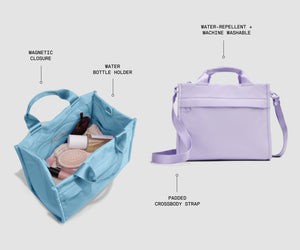 away-featherlight-mini-daily-tote-in-lavender-haze-purple image 4