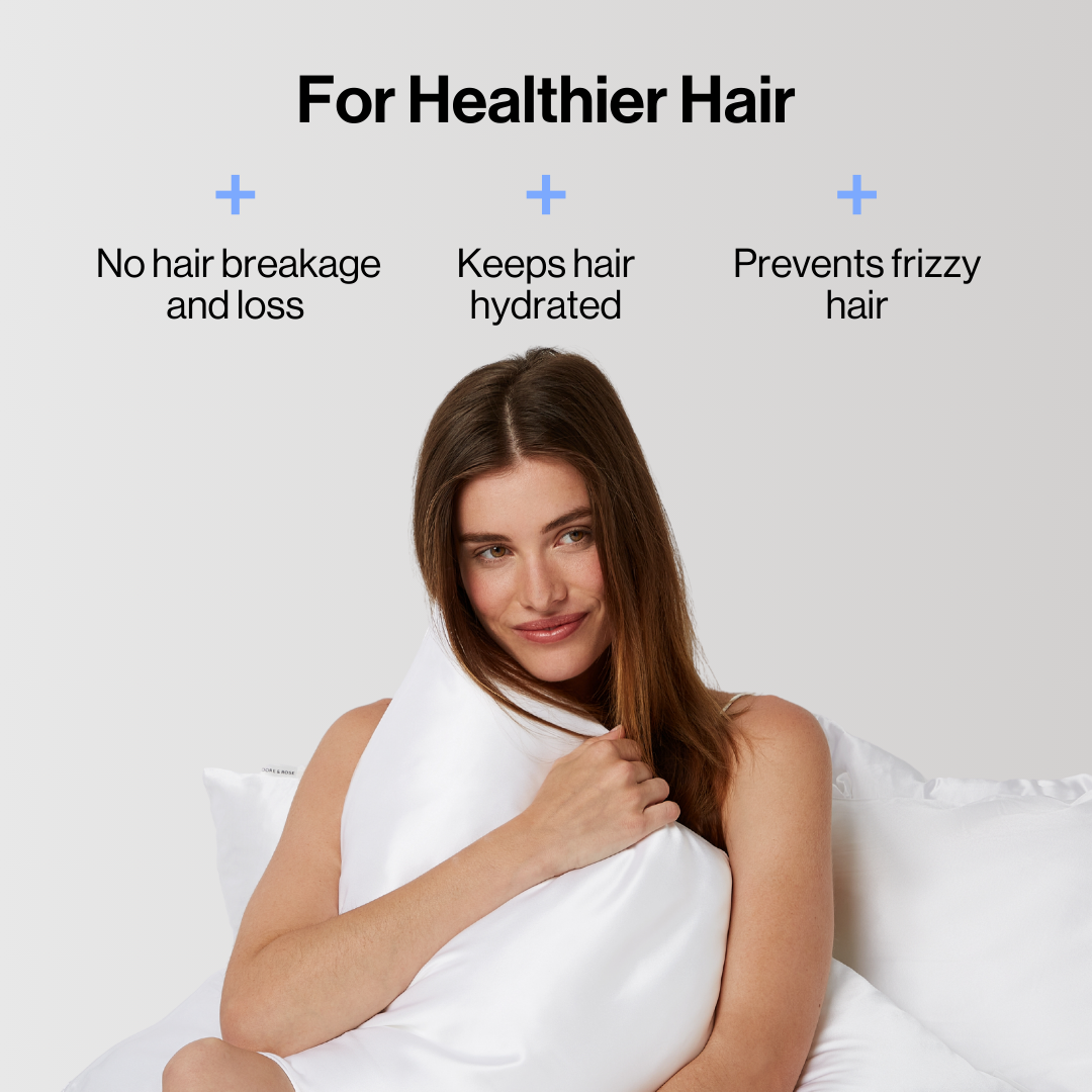 dore-rose-premium-silk-pillowcase-22-momme-dermatologist-designed-for-skin-hair image 4