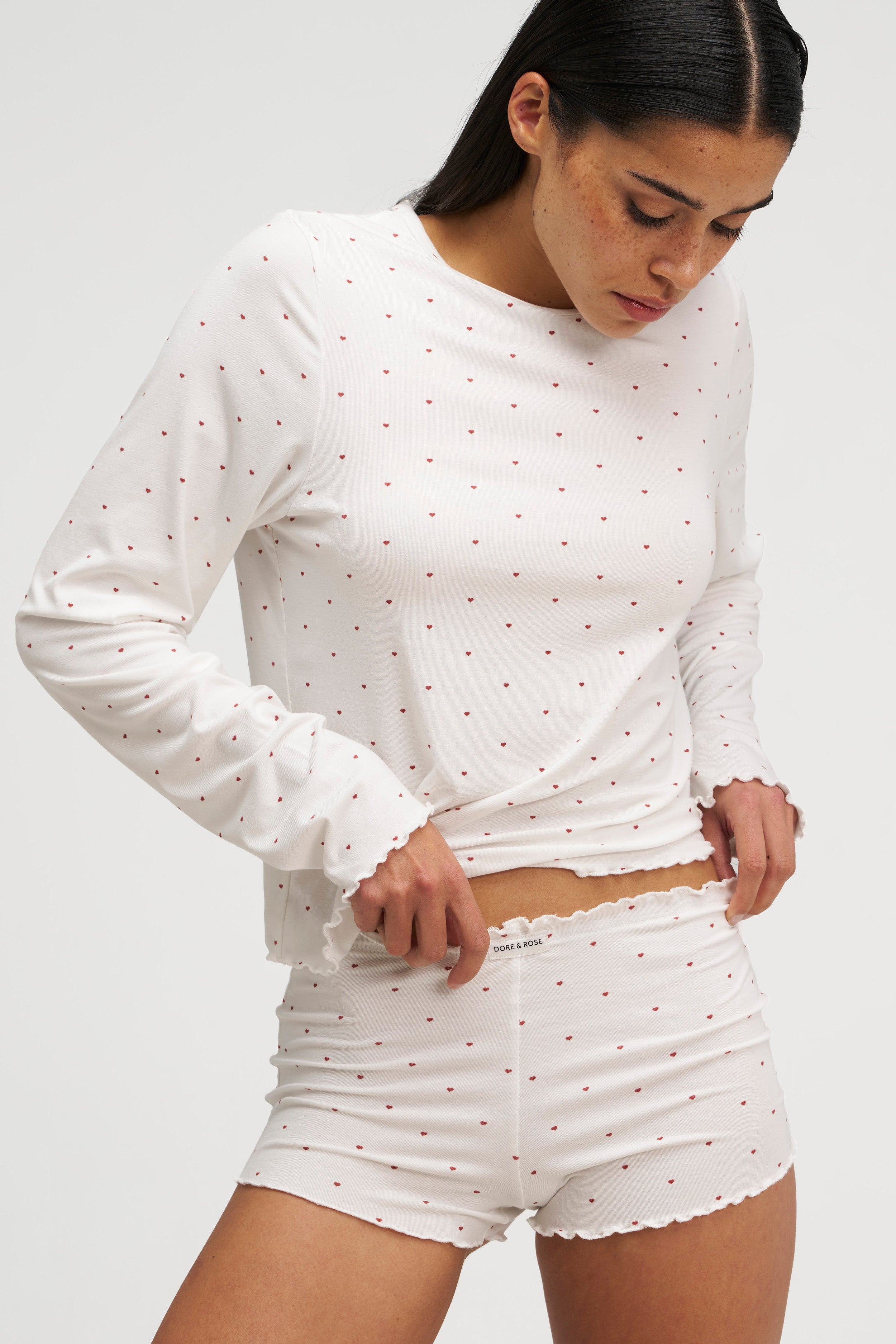 dore-rose-sweetheart-short-pj-bundle-valentine-s-special-sleepwear-set image 7