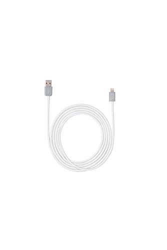 targus-acc96905cai-lightning-sync-charge-cable-6-5-feet-white-grey image 3
