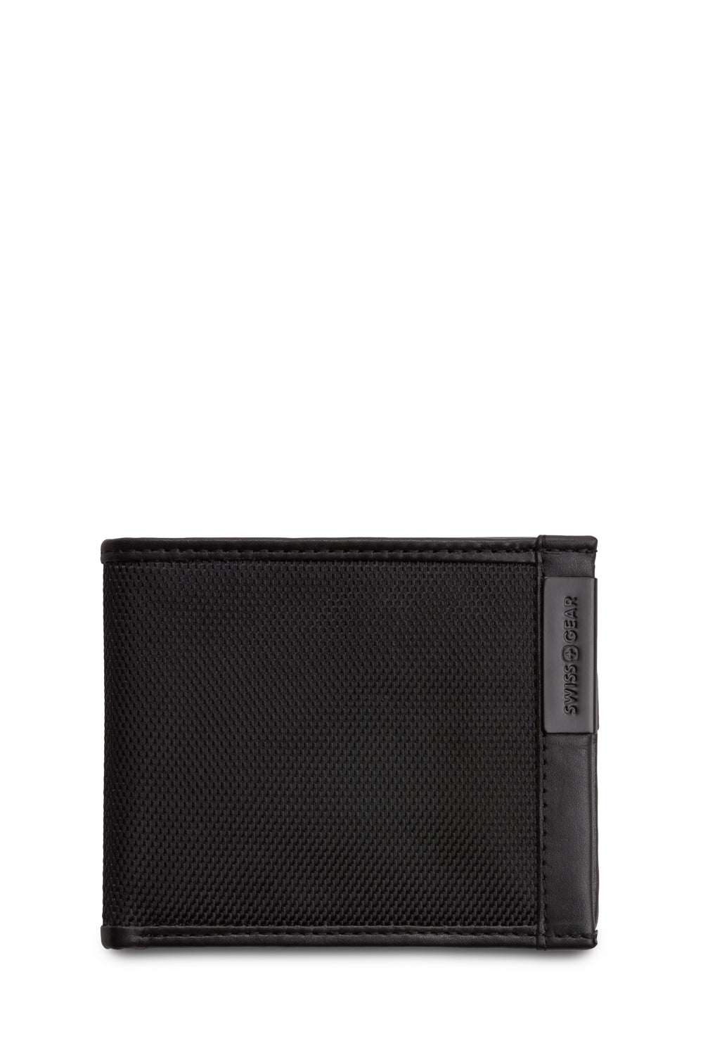 swissgear-nylon-inlay-bifold-wallet-leather-trim-6-card-slots image 4