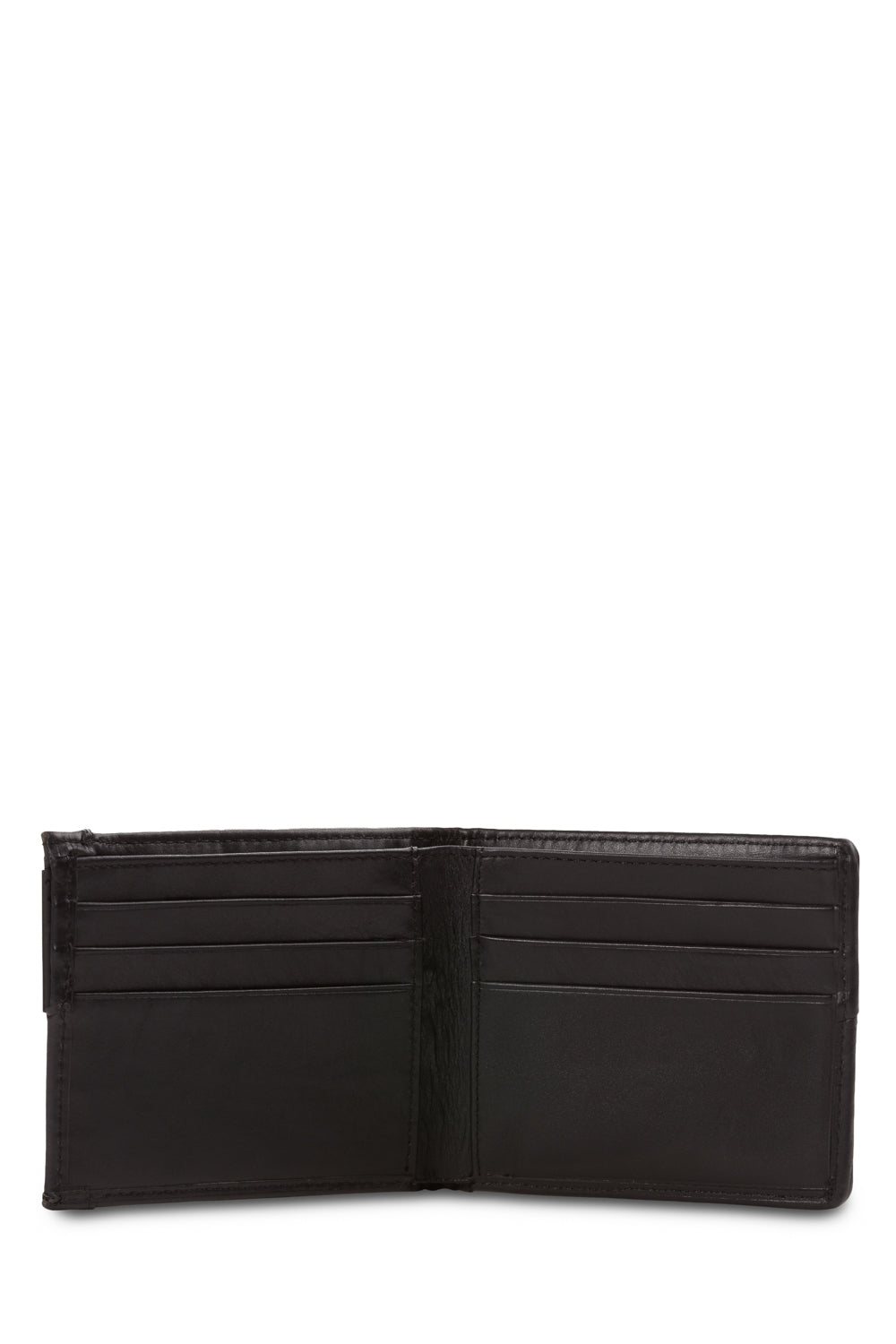 swissgear-nylon-inlay-bifold-wallet-leather-trim-6-card-slots image 1