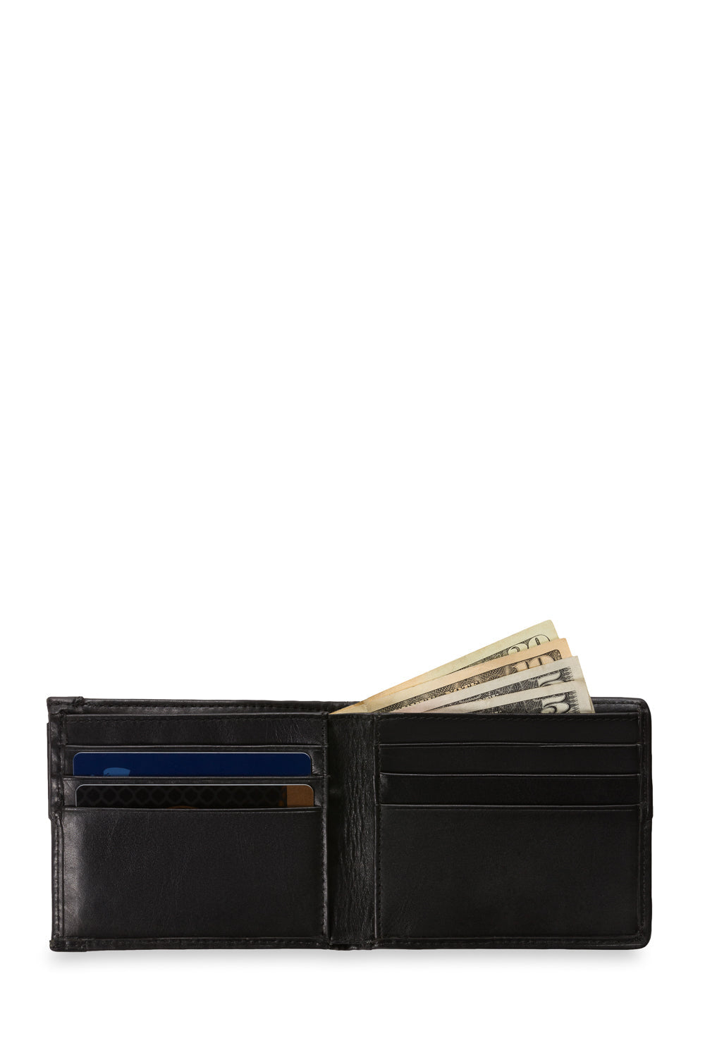 swissgear-nylon-inlay-bifold-wallet-leather-trim-6-card-slots image 2