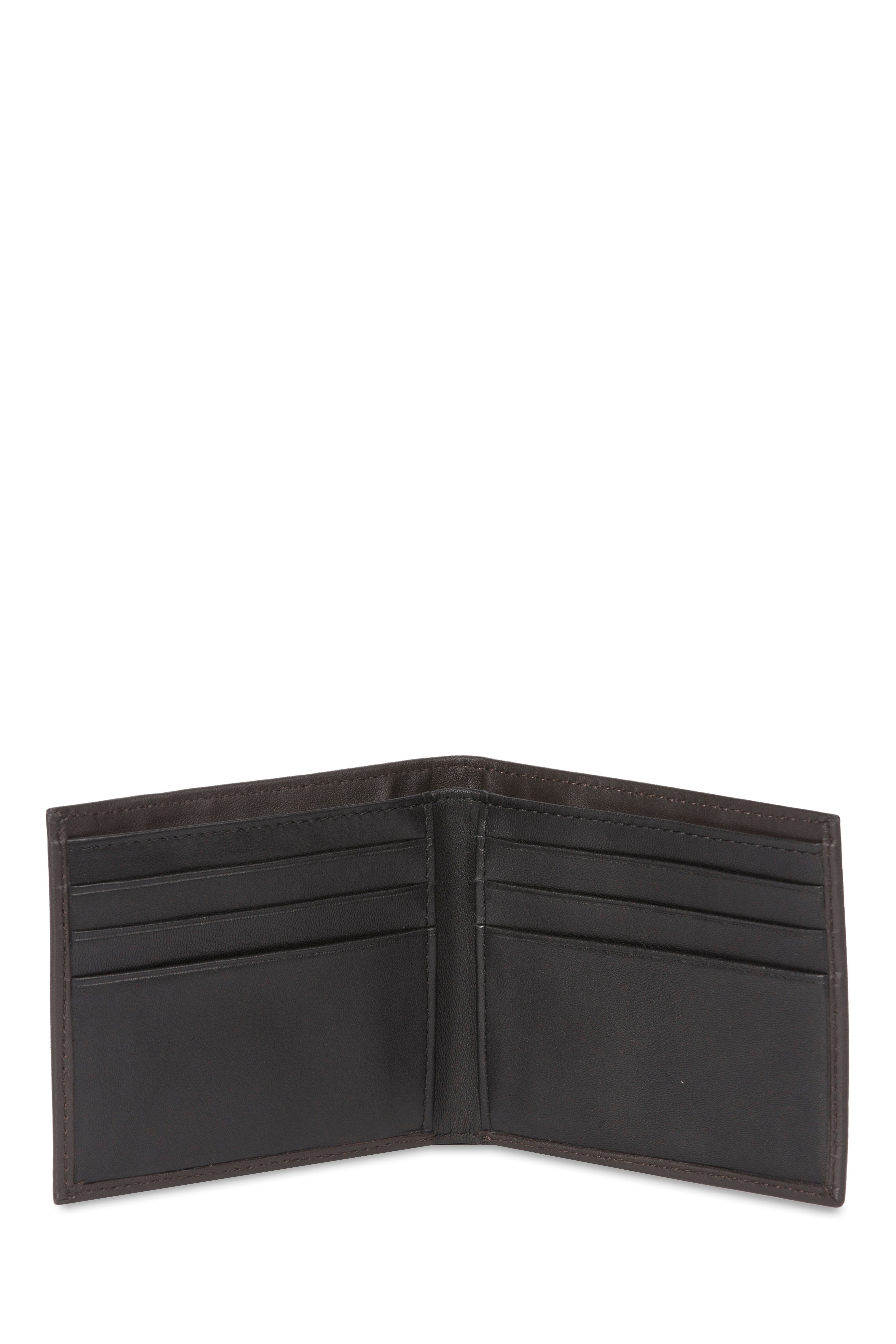 swissgear-six-pocket-leather-card-case-wallet-chocolate-brown image 2