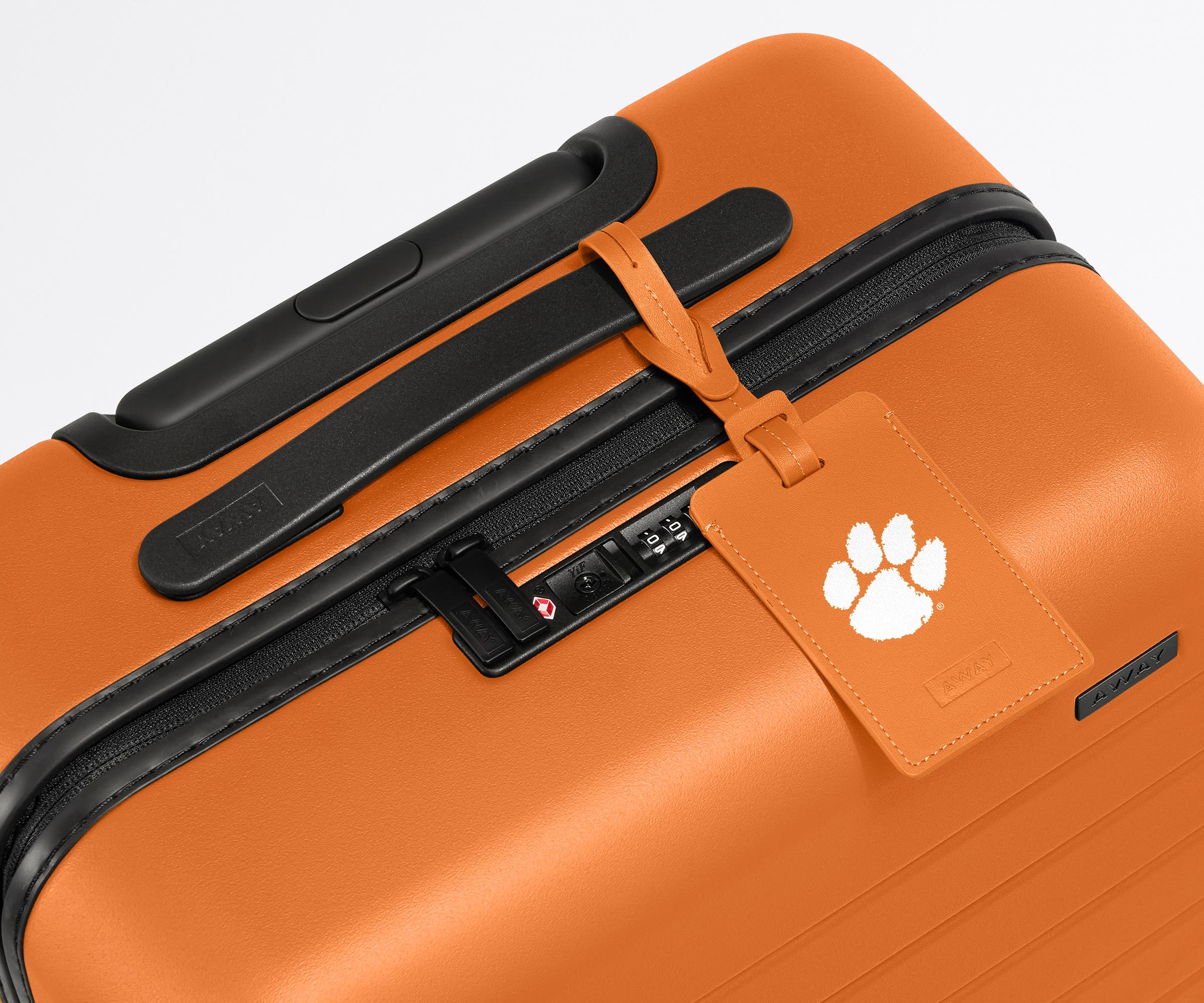away-collegiate-luggage-tag-in-clemson image 3