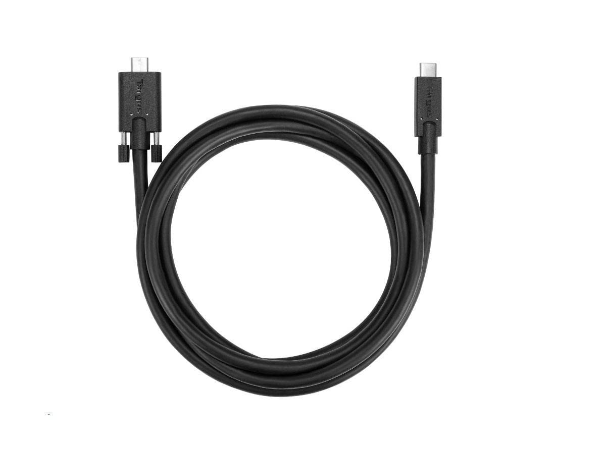 targus-usb-c-data-transfer-cable-acc1122glx-6-ft-10gbps-black image 1