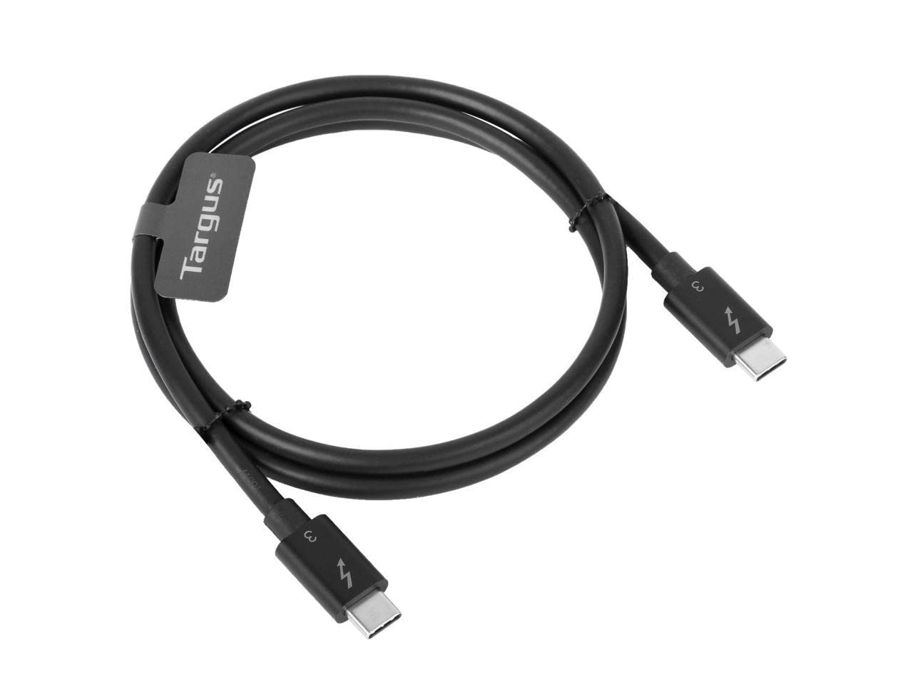 targus-usb-c-to-usb-c-thunderbolt-3-cable-0-8m-2-62ft-40gbps-100w-power-delivery image 1