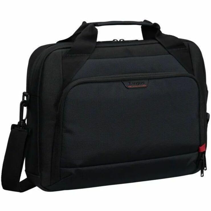 targus-13-14-inch-classic-ecosmart-briefcase-cn414gl-slim-laptop-bag-with-anti-t image 2