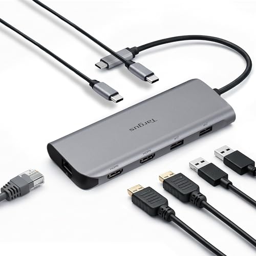targus-dual-video-mobile-dock-dock427gl-140w-epr-dual-hdmi-4k-usb-c-a-10gbps-eth image 7