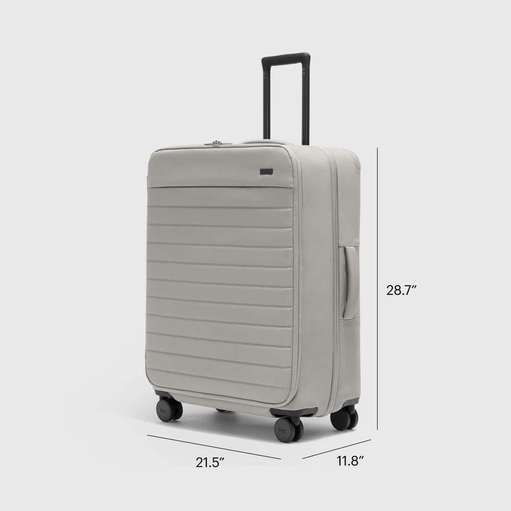 away-softside-large-checked-suitcase-29-expandable-durable-nylon-tsa-lock-cloud- image 2