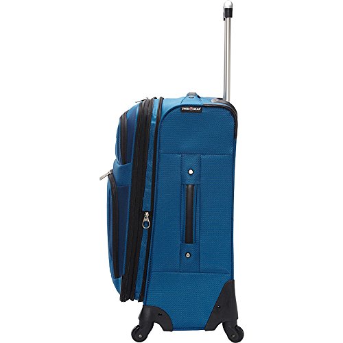 swissgear-maggiore-softside-expandable-spinner-luggage-grey-checked-medium-24-in image 8