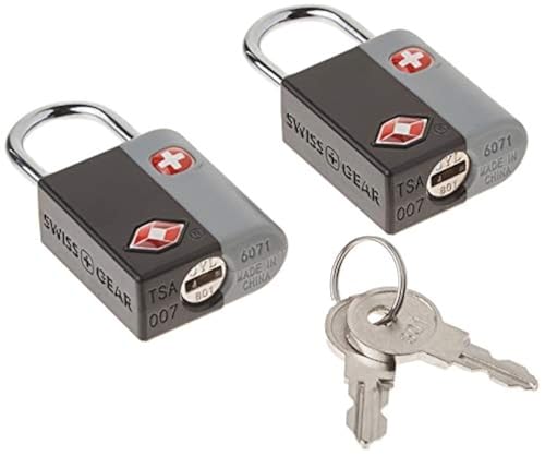 swissgear-tsa-approved-travel-sentry-luggage-locks-set-of-2-with-keys-black image 3