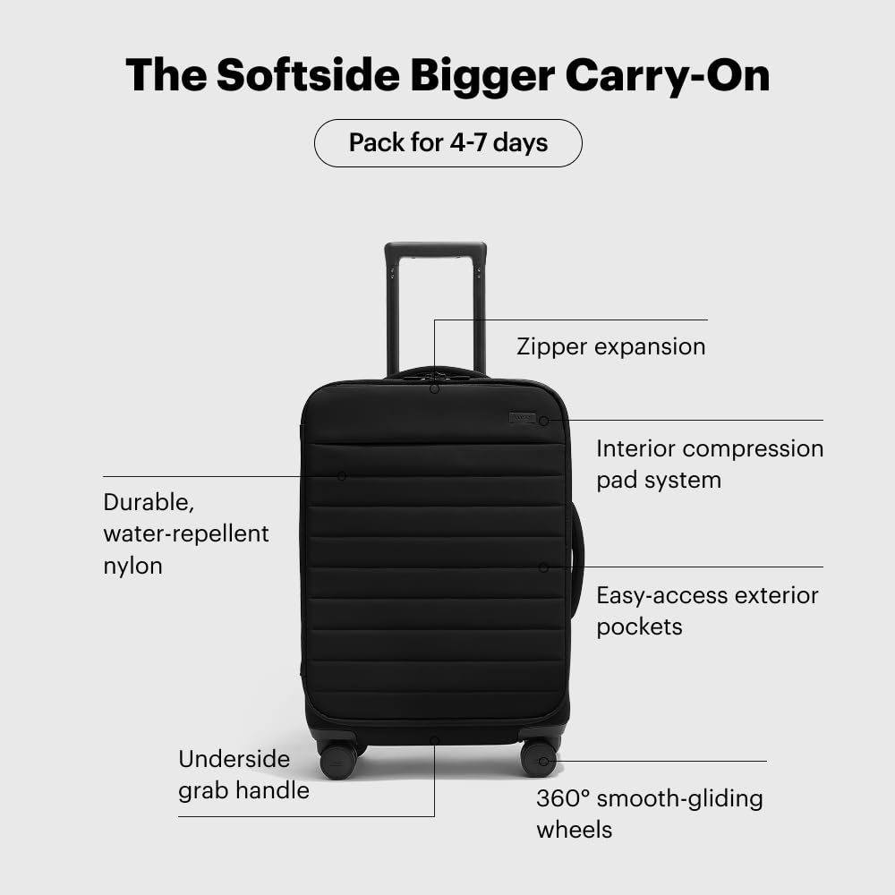 away-bigger-carry-on-luggage-23-inch-expandable-softside-suitcase-with-360-spinn-3 image 4