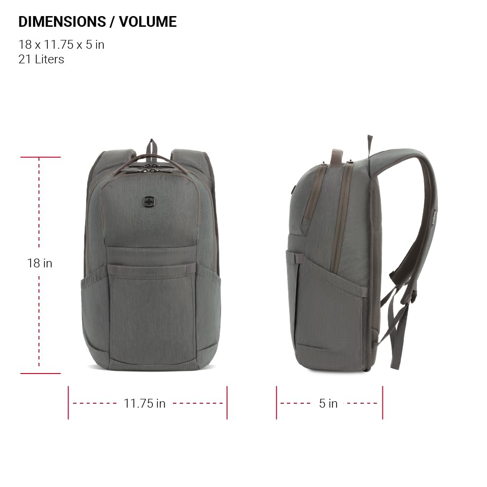 swissgear-8183-laptop-backpack-light-gray-heather-18-in image 5