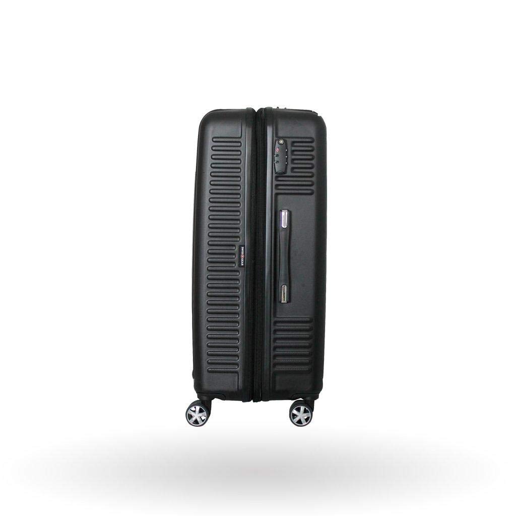 swissgear-vaud-hardside-expandable-luggage-with-spinner-wheels-black-checked-med image 3