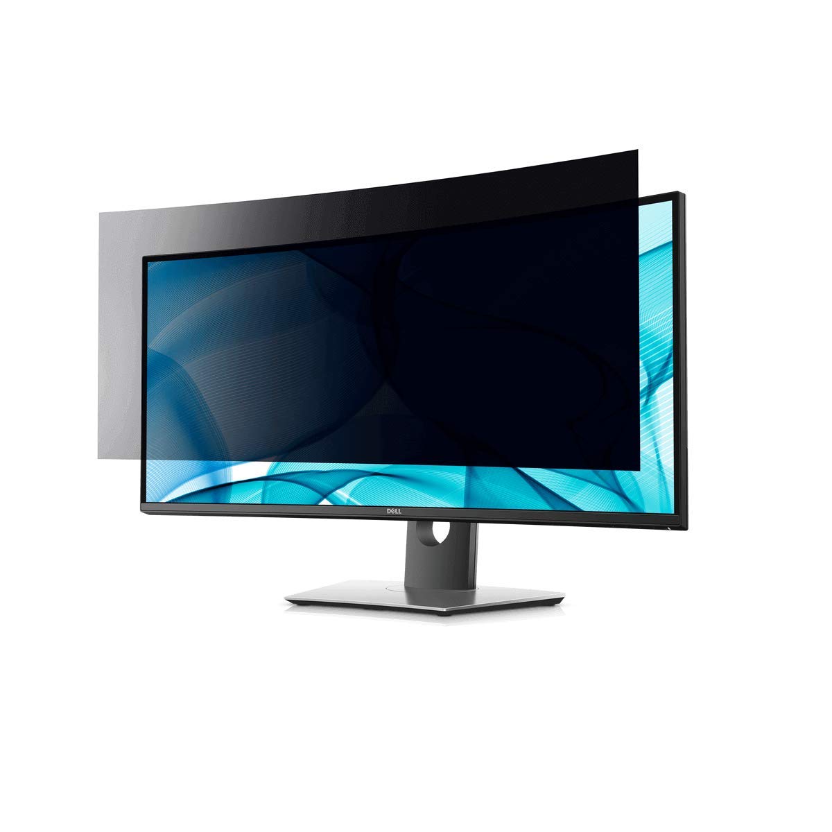 targus-4vu-privacy-screen-for-dell-u3417w-clear-side-view-protection-glare-reduc image 4