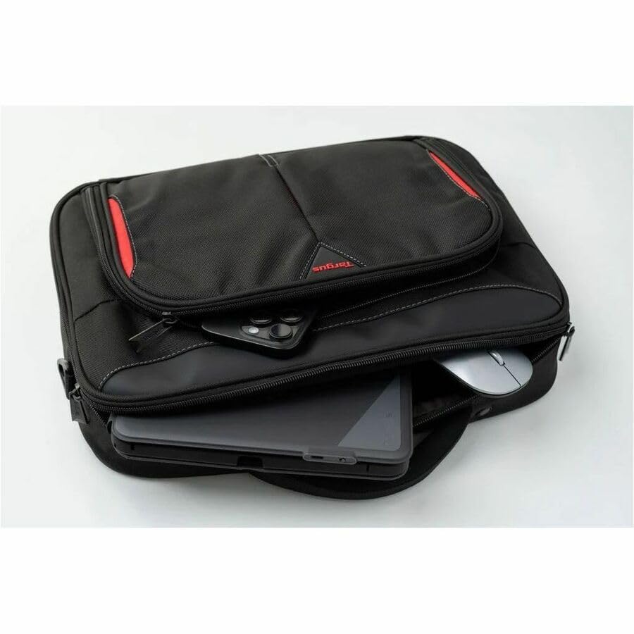 targus-13-14-inch-classic-ecosmart-briefcase-cn414gl-slim-laptop-bag-with-anti-t image 4