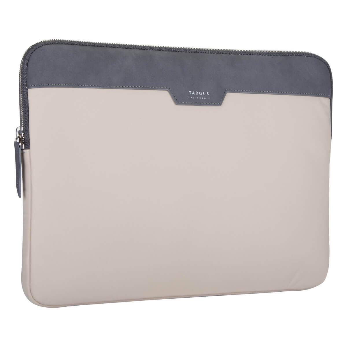 targus-newport-11-12-inch-laptop-sleeve-with-durable-water-repellent-nylon-tan-t image 1