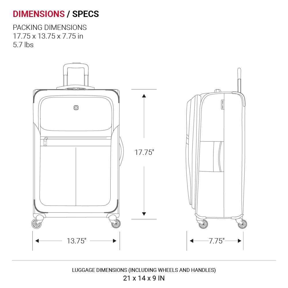 swissgear-4010-softside-spinner-luggage-18-inch-carry-on-black image 5