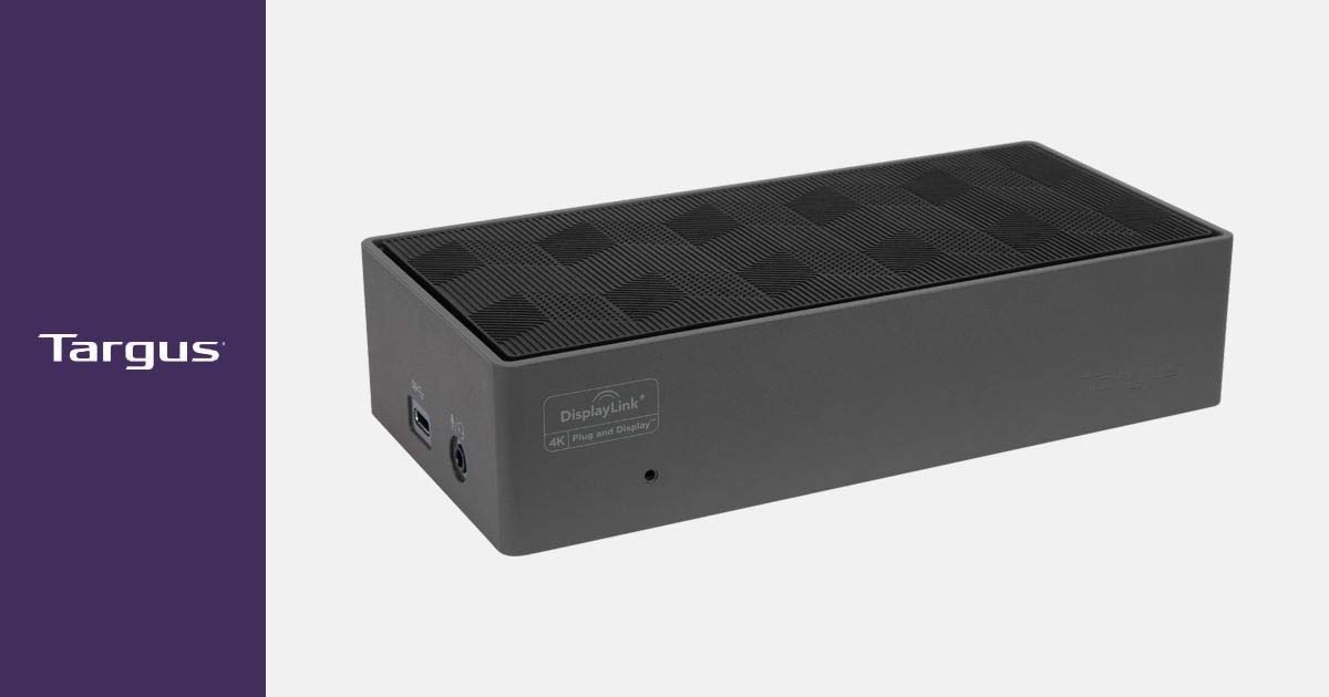 targus-usb-c-universal-dv4k-docking-station-with-100w-power-dock190usz image 2