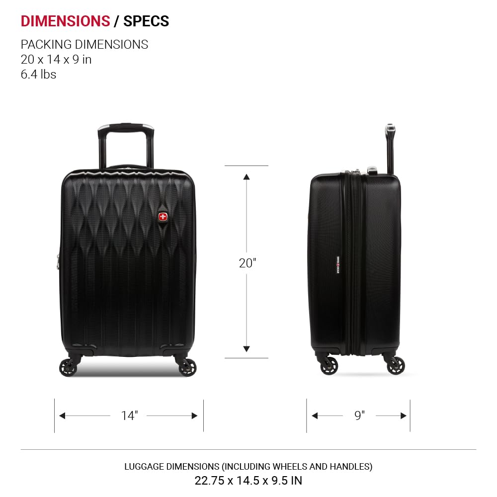 swissgear-8018-expandable-hardside-luggage-set-3-piece-20-24-27-with-spinner-whe image 5