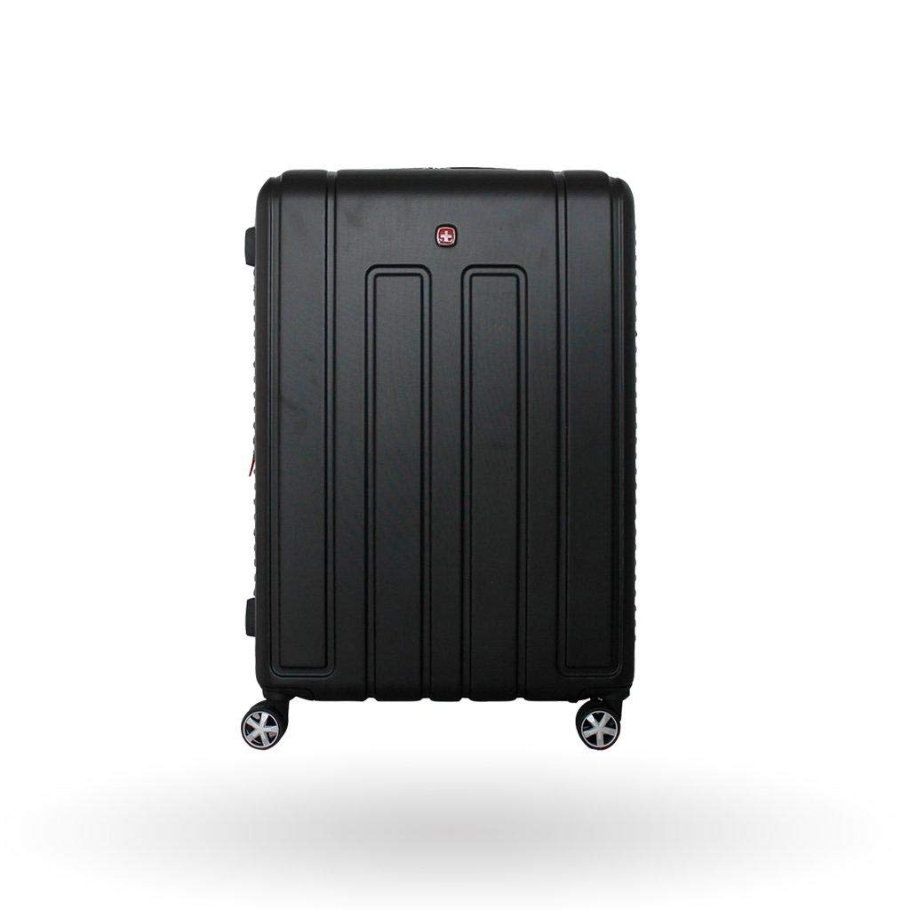 swissgear-vaud-hardside-expandable-luggage-with-spinner-wheels-black-checked-med image 1