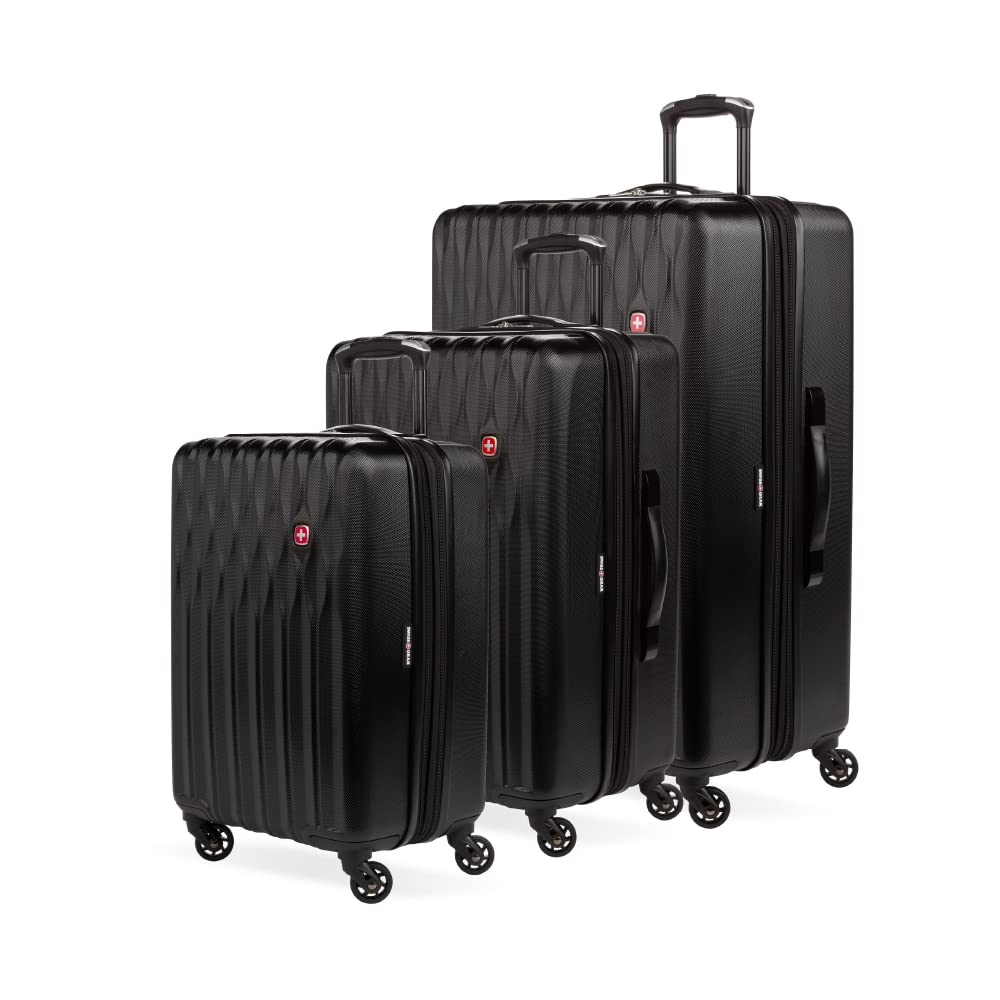 swissgear-8018-expandable-hardside-luggage-set-3-piece-20-24-27-with-spinner-whe image 1