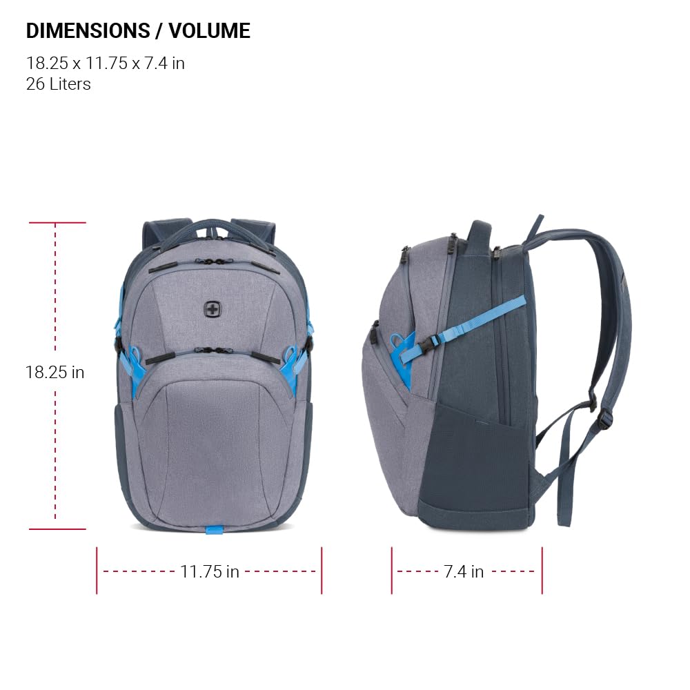 swissgear-urbanpro-laptop-backpack-light-grey-blue-heather-fits-most-16-inch-lap image 5