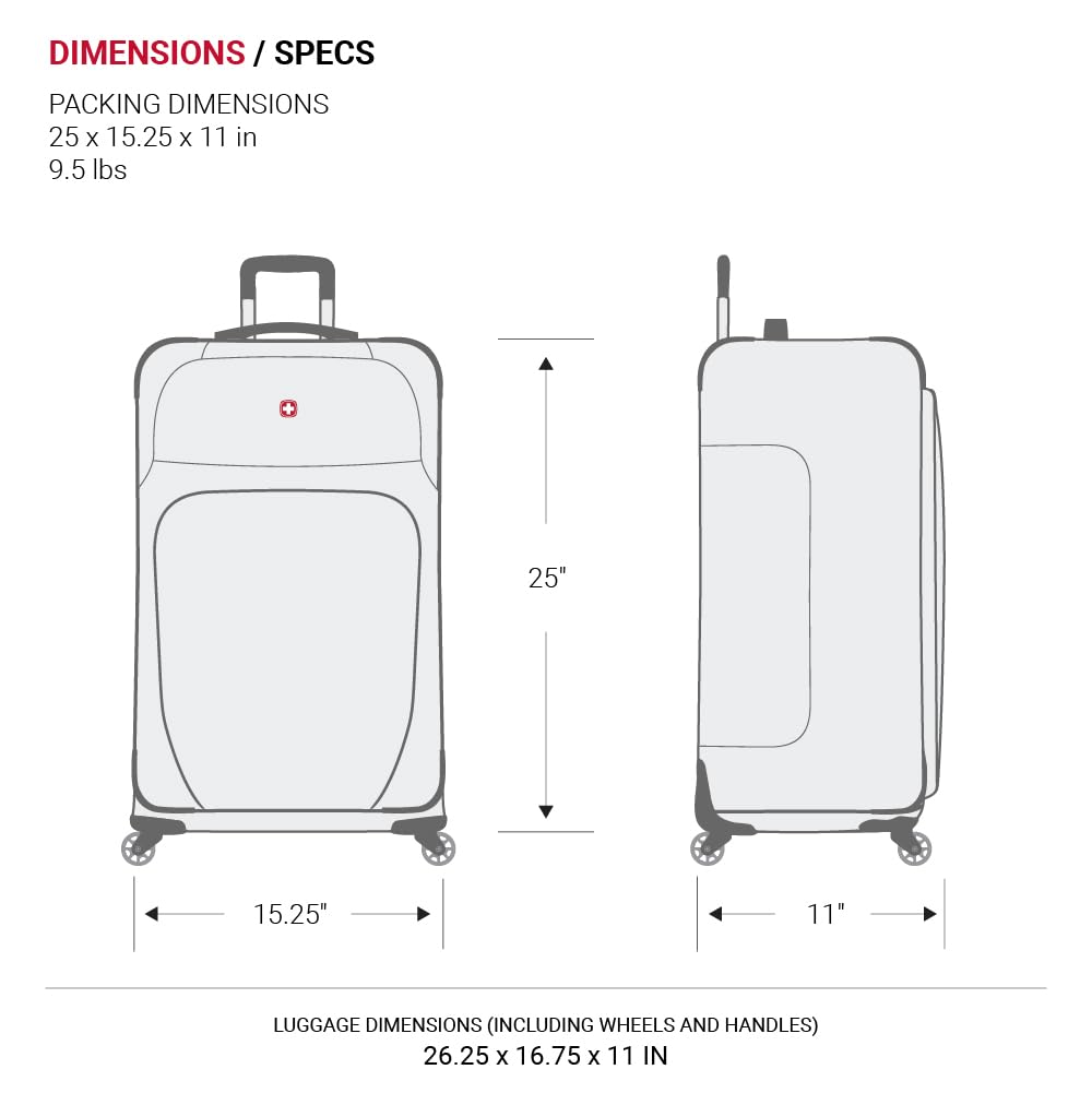 swissgear-sion-softside-expandable-checked-luggage-25-inch-navy-lime image 5