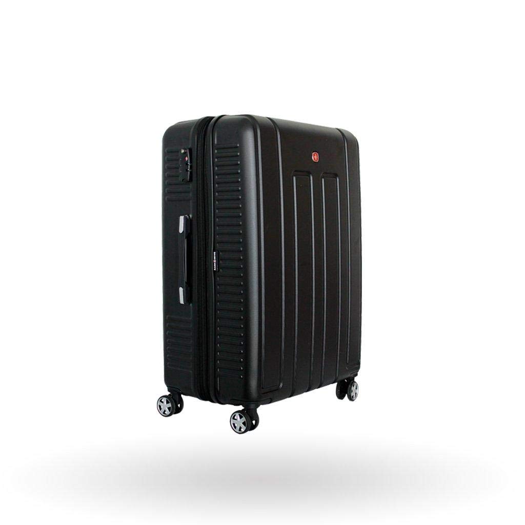 swissgear-vaud-hardside-expandable-luggage-with-spinner-wheels-black-checked-med image 2