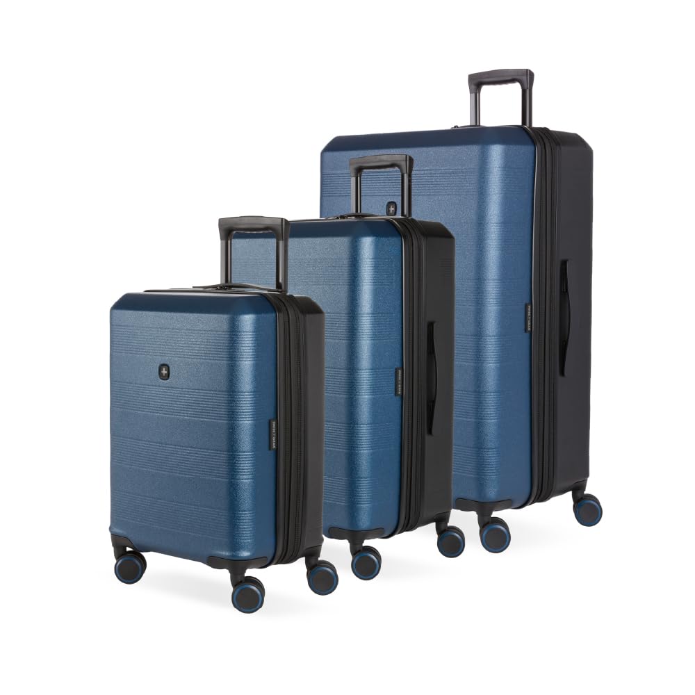 swissgear-8028-hardside-expandable-spinner-luggage-black-white-checked-large-28- image 8