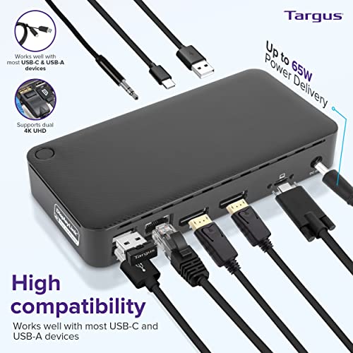 targus-dual-monitor-universal-usb-c-dv4k-dp-docking-station-with-65w-power-dock3 image 8