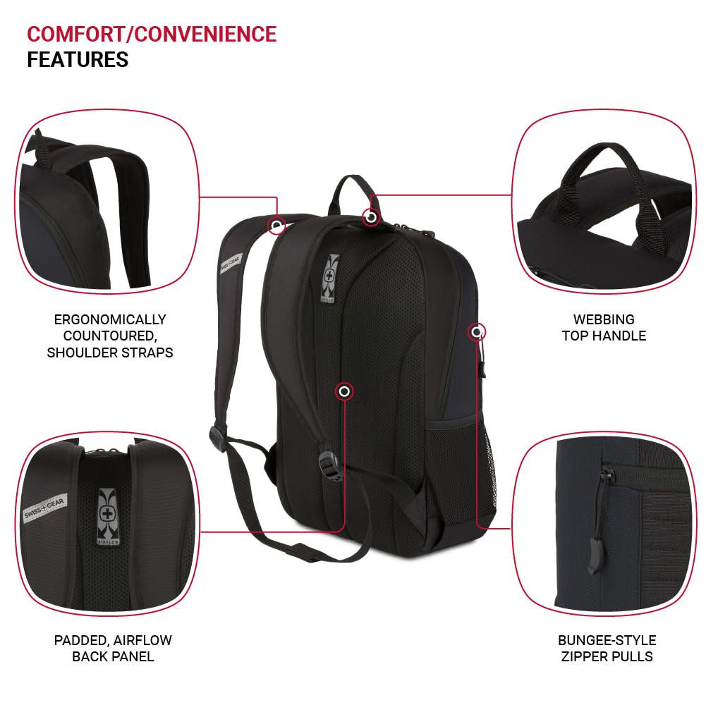 swissgear-intro-laptop-backpack-black-17-5-x-12-x-6-fits-most-16-inch-laptops image 3